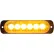 Buyers LED Rectangular Amber Low Profile Strobe Light 12V - 6 LEDs - 8891900