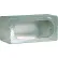 Single Oval Smooth Aluminum Light Cabinet - Min Qty 2