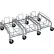 Busch Systems Waste Watcher Metal Triple Dolly, Gray