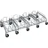 Busch Systems Waste Watcher Metal Quad Dolly, Gray