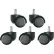 Bevco 3850S/5 Dual Wheel Hard Floor Casters for Base