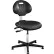 Bevco® Everlast ISO 4 Cleanroom Chair, Mid Back, Articulating Tilt, 15" - 20"H Seat, Black