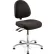 Bevco 9051M-E-F-BLK Integra-ESD Fabric Upholstered Chair, Medium-Back, Aluminum Base, Ebony