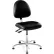 Bevco® Integra ESD Vinyl Upholstered Chair, 3 Way, Medium Back, 15-1/2" - 21"H Seat, Black