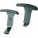 Bevco® Value-Line Adjustable Chair Arms For Lexington/V4 Series, Black