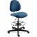 Bevco® Lexington Extended Height ESD Task Chair, Mid Back, No Tilt, 21"-28-1/2"H Seat, Navy/Blk