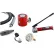 BVA Hydraulic Combo, 50 Ton, 2" Stroke Flat Body Cylinder Kit with P350 Pump