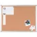 Mastervision Ayda Cork Bulletin Board 24" x 36" - Tan/Aluminum Frame