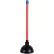 Boardwalk® Toilet Plunger, 18" Plastic , 5.63", Red/Black
