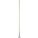 Boardwalk® Clip-On Dust Mop Handle, Lacquered Wood, Swivel Head, 1" x 60", Natural