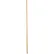 Boardwalk® Lie-Flat Screw-In Mop Handle, Lacquered Wood, 1.13" x 60", Natural - Pkg Qty 12