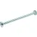 Bradley Corporation 48"W Shower Curtain Rod, Stainless Steel - 9531-048000