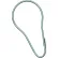 Bradley Corporation 3-1/8" Shower Curtain Hook, SS Spring, Stainless Steel - 9536-000000