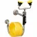 Bradley® S1944011ABC Eye/Face Wash, 12' Hand-Held Hose, Dual Head W/Squeeze Valve