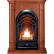 ProCom Dual Fuel Ventless Gas Fireplace System, 10000 BTU, T-Stat Control, Apple Spice, FS100T-3AS