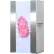 Bowman® Glove Box Dispenser - Single 5.6"W x 9.96"H x 3.8"D, Stainless