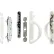 Prime-Line C 1308 Patio Door Handle Set, White, Mortise System, Right Hand