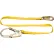 Werner® 1" Web Positioning Lanyard w/ Snap & Rebar Hooks, 6'L