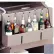 Cambro 730SR191 - Speed Rail, 7-bottle, 29x6-1/2x14-5/8, w/built-in partitions, Granite Gray