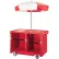Cambro CVC55158 - Camcruiser Vending Cart, 55-3/16"L x 31-1/4"W x 93-1/2"H, Hot Red