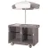 Cambro CVC55191 - Camcruiser Vending Cart, 55-3/16"L x 31-1/4"W x 93-1/2"H, Granite Gray