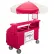 Cambro CVC72158 - Camcruiser Vending Cart, 1 full size pan, 6" deep, Hot Red