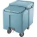 Cambro ICS125L401 - Ice Caddy, Slate Blue, 125 Lbs. Cap., 2 Swivel, 2 locking