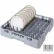 Cambro PR314151 - Camrack  9 x 9 Peg Rack 2-5/8" Max. Height Soft Gray NSF - Pkg Qty 6
