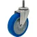 Durable Superior Casters Swivel Stem Caster - 4"Dia. Nomadic, Threaded with 1-1/2"H Stem