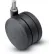 Shepherd® Threaded Stem Soft Tread Caster PSF50507BK - 50mm Dia. 5/16-18 x 1 Stem Black