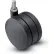 Shepherd® Threaded Stem Soft Tread Caster - 60mm Dia. 3/8-16 x 3/4 Stem Black