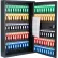 Barska® 100 Keys Combination Adjustable Lock Box, 21-3/4"W x 14-3/4"D x 3"H - Black