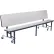 NPS® Mobile Convertible Bench Unit, MDF, 72"Lx29"W, Gray