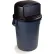 Carlisle Bronco Round Waste Container Dome Lid With Hinged Door For 32 Gallon, Black - 34103403