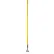 Carlisle® 60" Fiberglass Dust Mop Handle w/ Clip On Connector, Yellow - Pkg Qty 12