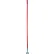 Carlisle® 60" Fiberglass Dust Mop Handle w/ Clip On Connector, Red - Pkg Qty 12