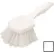 Carlisle Flo-Pac Utility Scrub Brush With Nylon Bristles 8", White - 3662000 - Pkg Qty 12