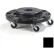 Carlisle Bronco Round Waste Container Dolly 20, 32, 44 and 55 Gallon, Black - 3691103 - Pkg Qty 2