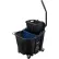Sparta Mop Bucket Combo w/ Sidepress Wringer & Soiled Water Insert, 35 qt Bucket Capacity, Black