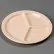 Carlisle KL10225 - Kingline™ 3-Compartment Plate 10-1/16" x 3/4", Tan - Pkg Qty 48