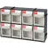 Shuter Flip Out Bin, 8 Compartments, 12"W x 3.5"L x 8"H