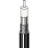 Convergent 5203BK1B RG6/U 18AWG CATV Coaxial Cable Copper Clad Steel 100% Foil Shield 1000Ft Box blk
