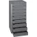 Durham® Counter Height Cabinet with 9 Drawer, 12-5/8"W x 12-1/8"D x 24-1/2"H, Assembled, Gray