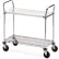 Metro® Super Erecta Brite Wire Utility Cart w/2 Shelves, 800 lb. Capacity, 36"Lx24"Wx39-1/2"H