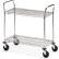 Metro® Super Erecta Brite Wire Utility Cart w/2 Shelves, 800 lb. Capacity, 36"Lx24"Wx39-1/2"H