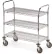 Metro® Super Erecta Brite Wire Utility Cart w/3 Shelves, 900 lb. Capacity, 36"Lx24"Wx39-1/2"H
