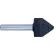 Century Drill 75203 Mounted Grinding Point 11/16" Dia. 1/4" Shank Size A14 Aluminum Oxide