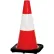 Cortina, 18" Traffic Cone, Reflective, Orange W/ Black Base, 3 lbs, 03-500-21 - Pkg Qty 12