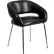 Flash Furniture Contemporary Leather Side Reception Chair - Black - Fusion Series