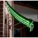 Awntech Charleston Window/Entry Awning 4-3/8'W x 1-1/2'H x 3'D Forest Green/White
